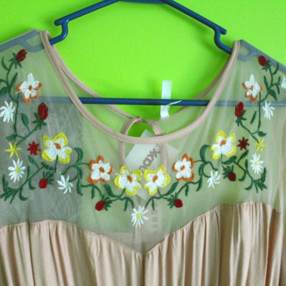 TJ Maxx Embroidered Day Dress